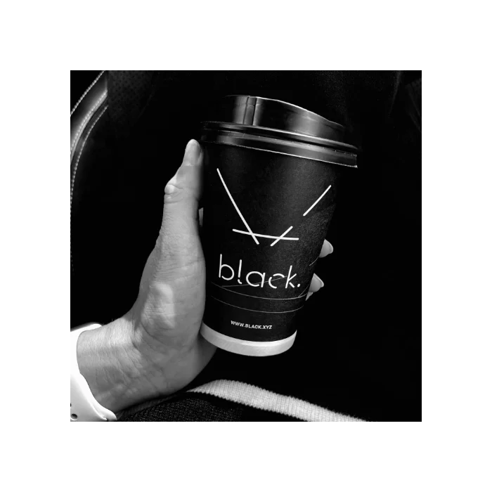 Black coffee - logo | takeawaycup.com