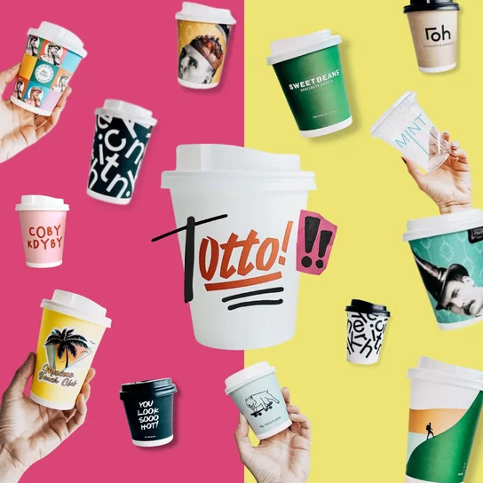 takeaway poháre s grafikou -- rôzne návrhy