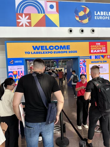vstup do LabelExpo Europe veľtrhu